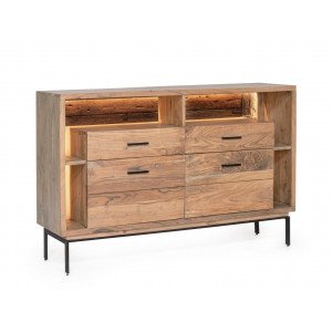 VELMOR design akác komód -145cm