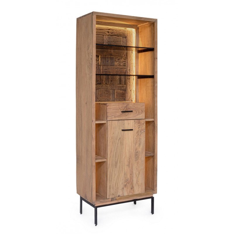 VELMOR design akác polc - 195cm