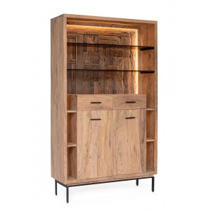 VELMOR -II design akác polc - 195cm