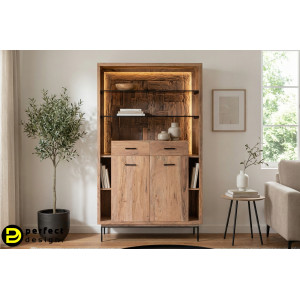 VELMOR -II design akác polc - 195cm BIZZOTTO