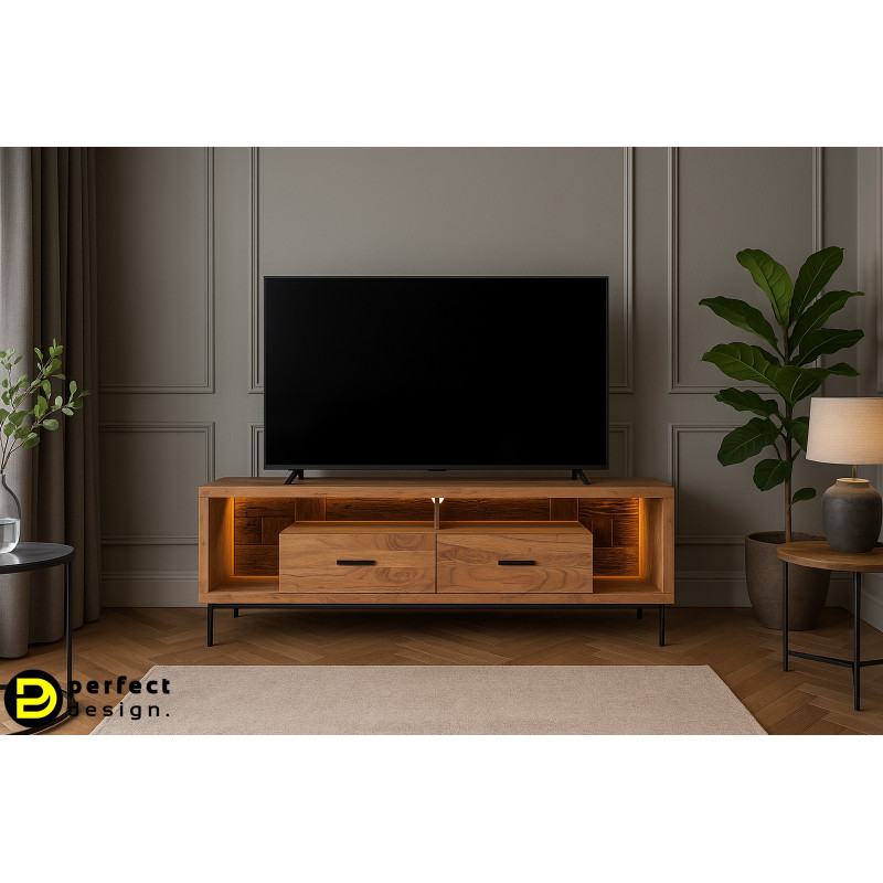 VELMOR design akác TV-szekrény - 175cm