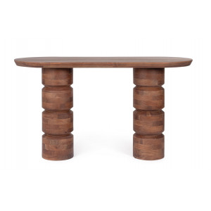 SYRIO modern mangófa konzolasztal - 130cm