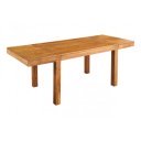 PURE tömör akác étkezőasztal - 120-200cm