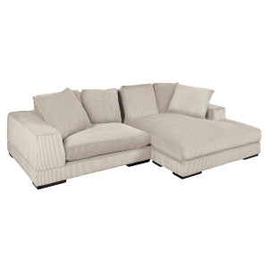 BABYLON design kordbársony kanapé - 270cm - beige