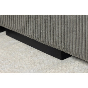 BABYLON design kordbársony kanapé - 270cm - szürke