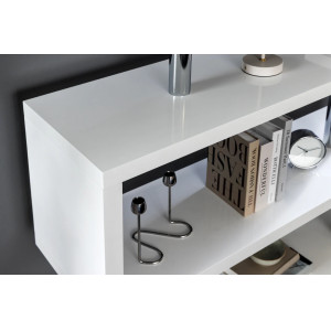 SNAKE modern polc - 165cm - fehér