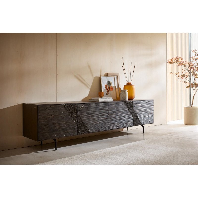 TEREOS prémium kőris TV-szekrény - 220cm