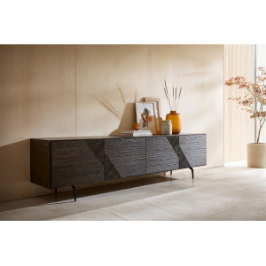 TEREOS prémium kőris TV-szekrény - 220cm bútor