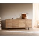 TEREOS prémium kőris komód - 200cm - natúr