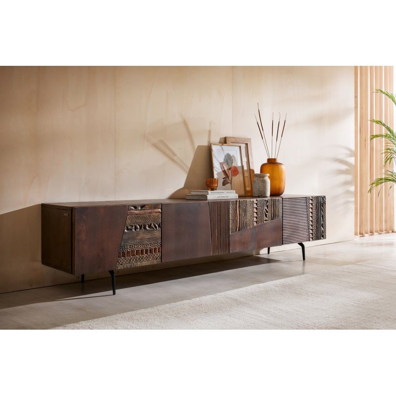 IMARA prémium mangófa TV-szekrény - 200cm