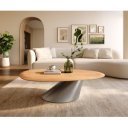 ELMORA prémium tölgy dohányzóasztal - 140cm