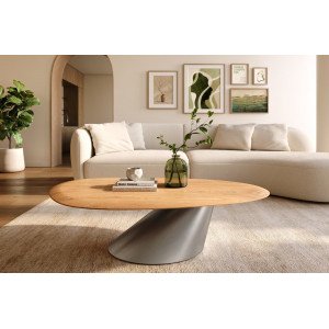 ELMORA prémium tölgy dohányzóasztal - 140cm bútor