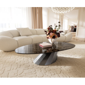 EMPERADOR prémium kerámia dohányzóasztal - 140cm