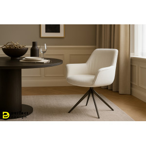 KOREL prémium boucle étkezőszék - beige