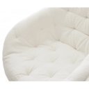 GAIO-II prémium boucle étkezőszék - beige/fehér/szürke