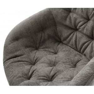 GAIO-II prémium boucle étkezőszék - beige/fehér/szürke