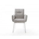 KILEN prémium zsenília étkezőszék - zöld/szürke