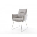 KILEN prémium zsenília étkezőszék - zöld/szürke