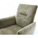 KILEN prémium zsenília étkezőszék - zöld/szürke