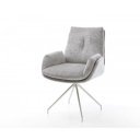 MELBA prémium zsenília étkezőszék - zöld/szürke