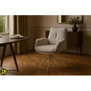 MELBA prémium zsenília étkezőszék - zöld/szürke