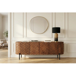 ADLON design mangófa Tv-szekrény - 160cm