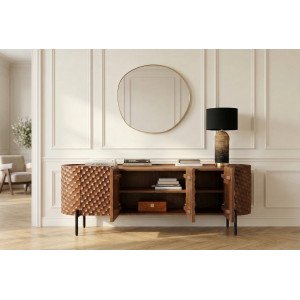 ADLON design mangófa Tv-szekrény - 160cm