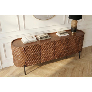 ADLON design mangófa Tv-szekrény - 160cm