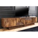 DECORAND különleges mangófa TV-szekrény - 200cm - barna