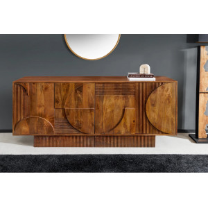 DECORAND különleges mangófa komód - 170cm - barna INVICTA