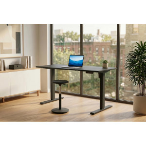 BLACK DESK állítható magasságú íróasztal - 140cm