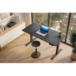 BLACK DESK állítható magasságú íróasztal - 140cm