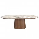 MACABEO prémium kerámia/dió étkezőasztal - 240cm