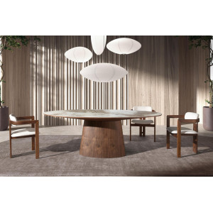 GODELLO prémium kerámia/dió étkezőasztal - 220cm Angel Cerdá