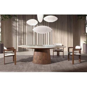 GODELLO prémium kerámia/dió étkezőasztal - 220cm Angel Cerdá