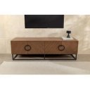 GRANDEZZA modern TV-szekrény - 180cm - dió