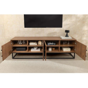 GRANDEZZA modern TV-szekrény - 180cm - dió