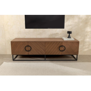 GRANDEZZA modern TV-szekrény - 180cm - dió