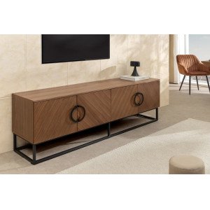 GRANDEZZA modern TV-szekrény - 180cm - dió INVICTA