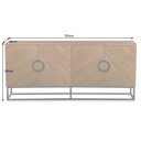 GRANDEZZA modern komód - 180cm - dió