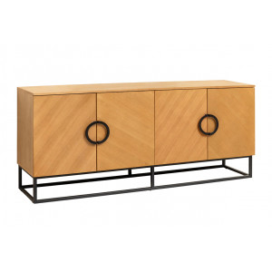 GRANDEZZA modern komód - 180cm - tölgy