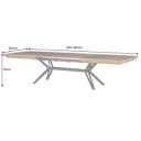 GIANT WALNUT bővíthető étkezőasztal - 200-320cm