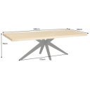 ZEUS modern étkezőasztal - 200/240cm