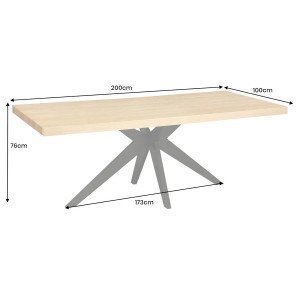 ZEUS modern étkezőasztal - 200/240cm