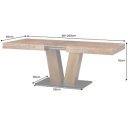 RANCHO bővíthető fenyő étkezőasztal - 160-200cm