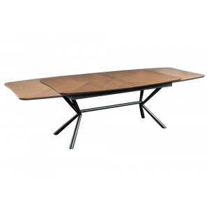 GRANDEZZA bővíthető étkezőasztal - 180-270cm - dió