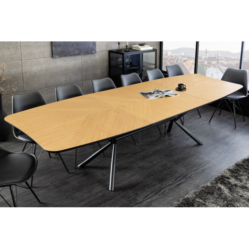 GRANDEZZA bővíthető étkezőasztal - 180-270cm - tölgy