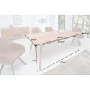 HEXAGON tömör akác étkezőasztal 200cm