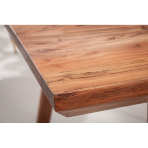 HEXAGON tömör akác étkezőasztal 200cm