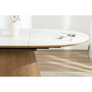 UNIQUE modern bővíthető étkezőasztal - 160-200cm - tölgy